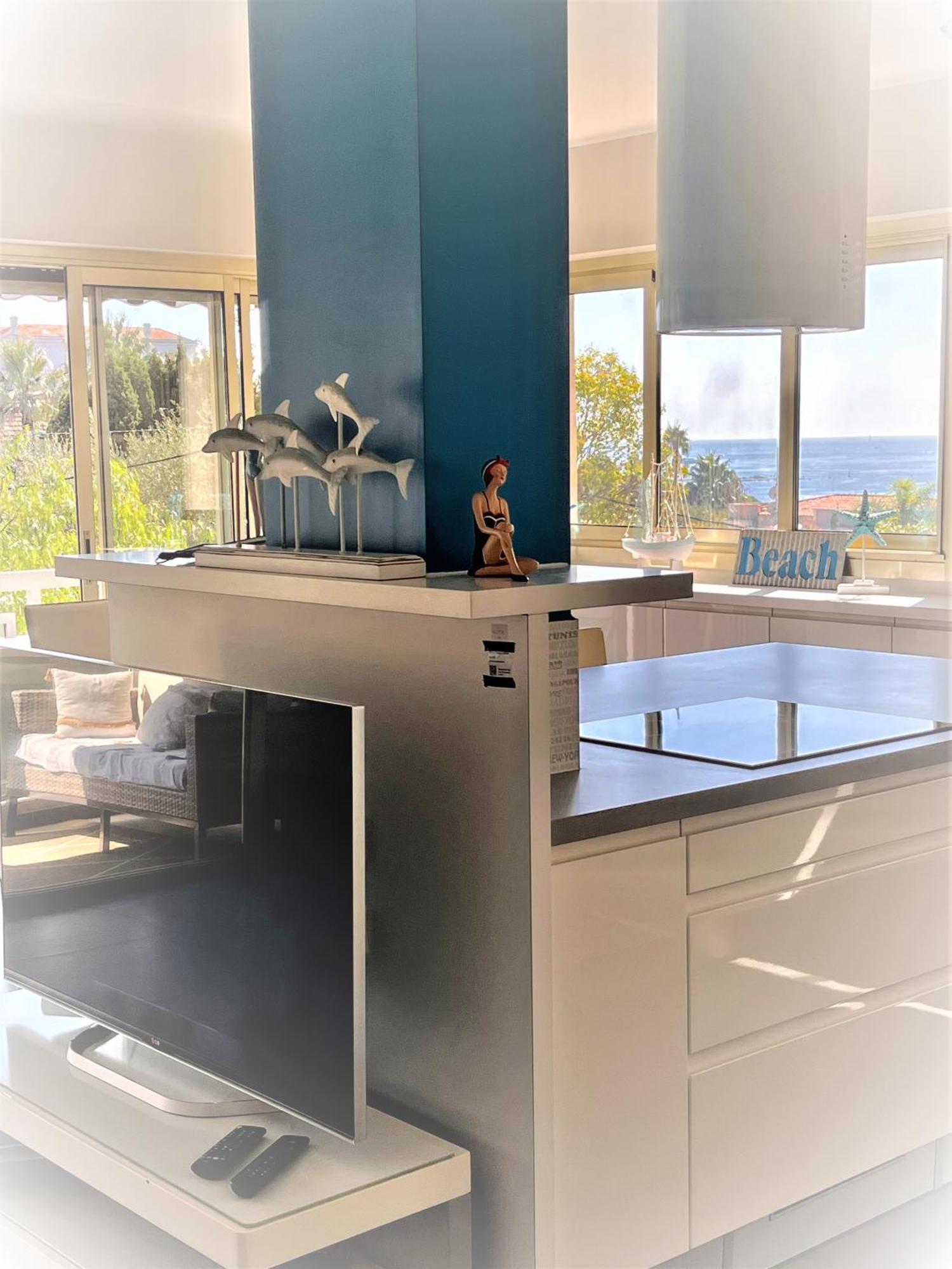 Splendide 3 Pieces Vue Mer Antibes Exterior foto